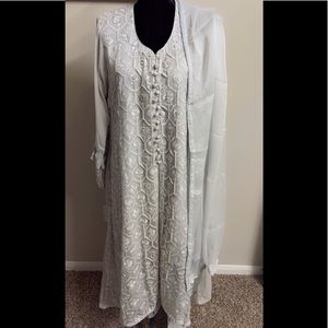 Indian Light Gray suit